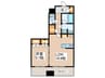 WORLDTOWERRESIDENCE(2602) 1LDKの間取り