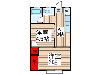 間取図 黒沢コーポ