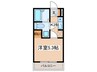 アリア藤沢 1Kの間取り