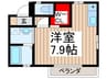 ミ･カーサ 1Rの間取り