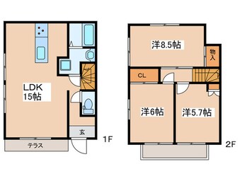 間取図 北欧スタイル デザイナーズ戸建