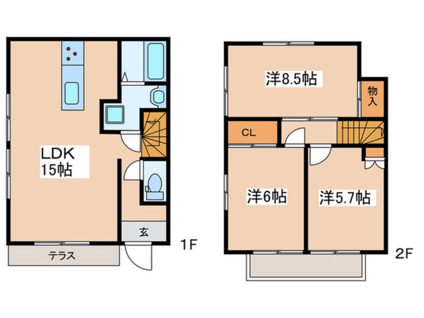 間取図 北欧スタイル デザイナーズ戸建