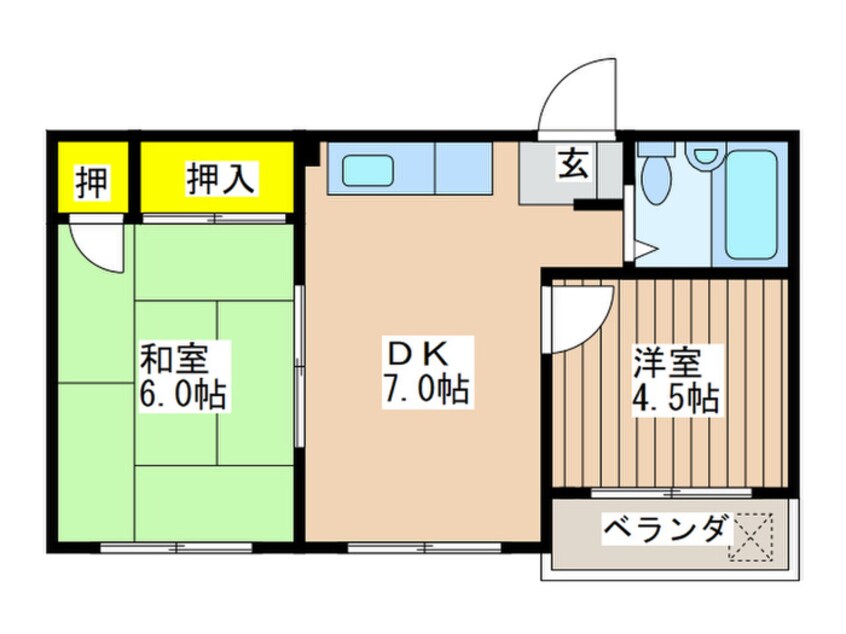 間取図 ジュリアハイツ