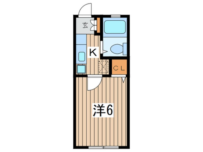 間取図 カエデハイツＡ