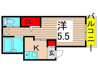 間取図 ルネコート亀有B棟