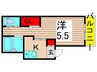 ルネコート亀有B棟 1Kの間取り