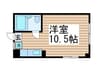 富田ビル 1Rの間取り