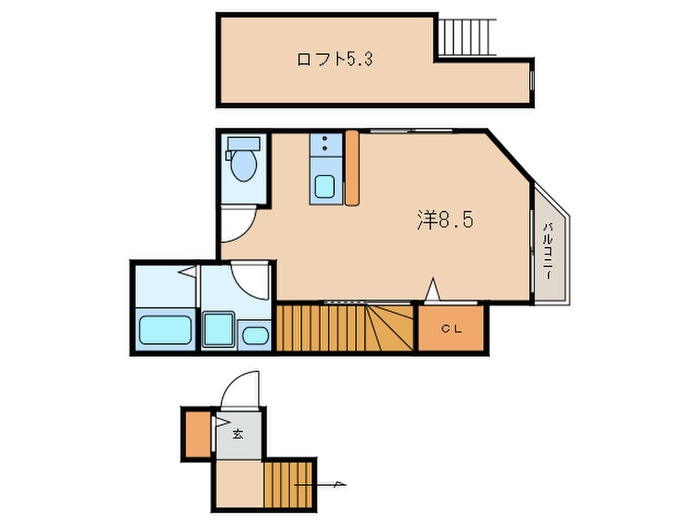 間取り図 APRILE GOHONGI
