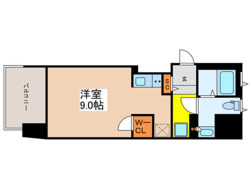 間取図 ミュプレ高田馬場