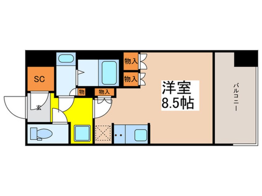 間取図 ミュプレ高田馬場