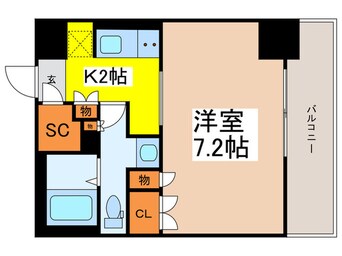 間取図 ミュプレ高田馬場