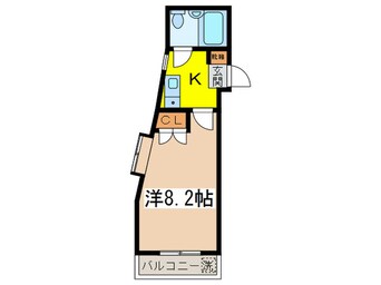 間取図 ハイタウン蒲田（４１１）