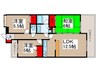 ダイアパレスおゆみ野Ⅱ(1304) 3LDKの間取り
