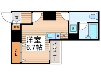 間取図 ドゥーエ西大島