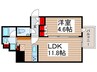 ザ・パークハビオ北千住 1LDKの間取り