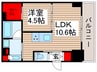 ザ・パークハビオ北千住 1LDKの間取り