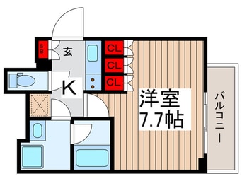 間取図 ザ・パークハビオ北千住