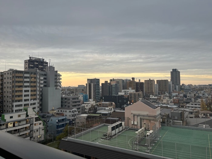 室内からの展望 ザ・パークハビオ北千住