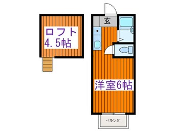 間取図 メ－プルクレスタ