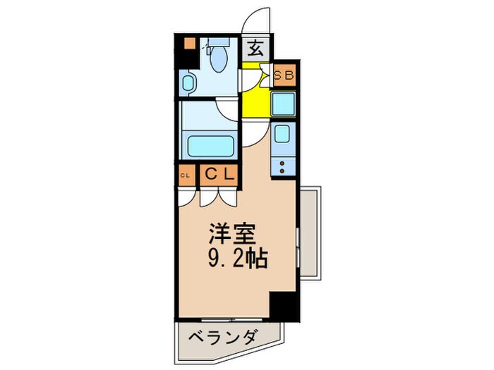 間取り図 ﾊﾟｰｸｱｸｼｽ木場ｷｬﾅﾙｳｴｽﾄ