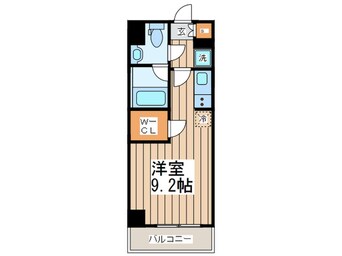 間取図 ﾊﾟｰｸｱｸｼｽ木場ｷｬﾅﾙｳｴｽﾄ