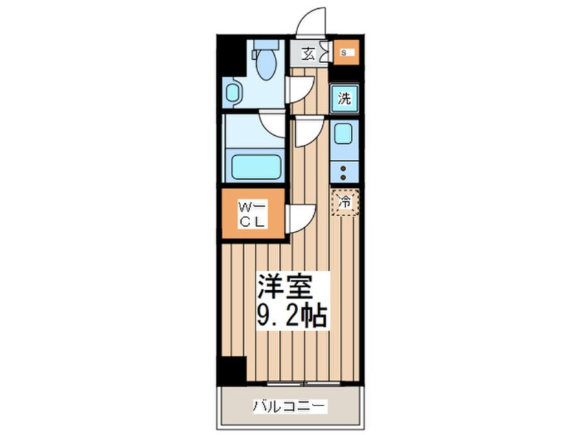 間取図 ﾊﾟｰｸｱｸｼｽ木場ｷｬﾅﾙｳｴｽﾄ