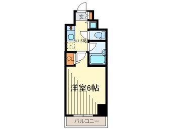 間取図 スカイコ－ト北品川(802)