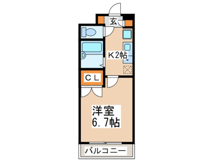 間取図 フレンズえびな