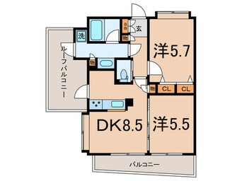 間取図 ヒューマンコート雪谷（403）