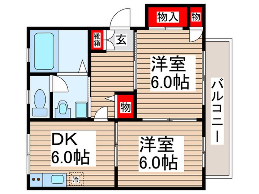 間取図 コアロードC棟