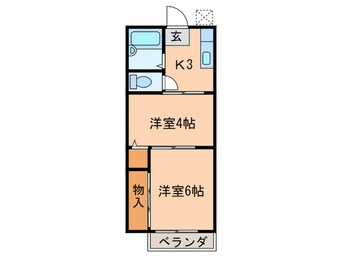 間取図 ハイツ欅