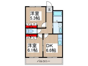 間取図 マーガレットガーデン