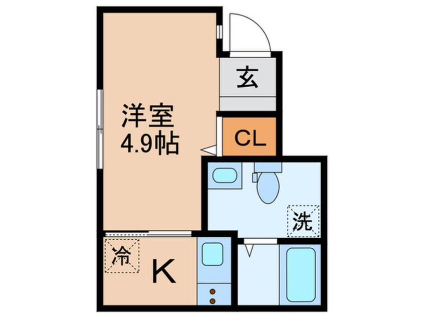 間取図 シングイン池袋