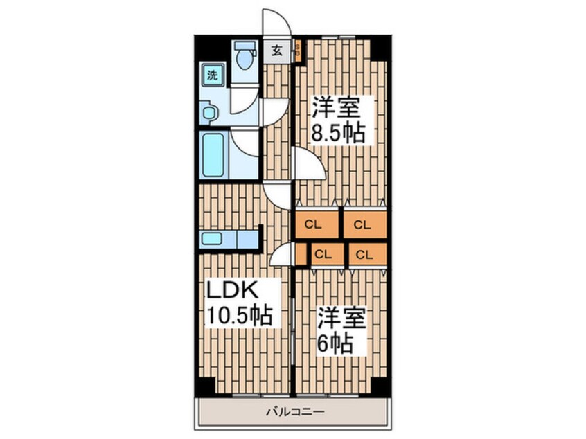 間取図 リカーヴ久が原