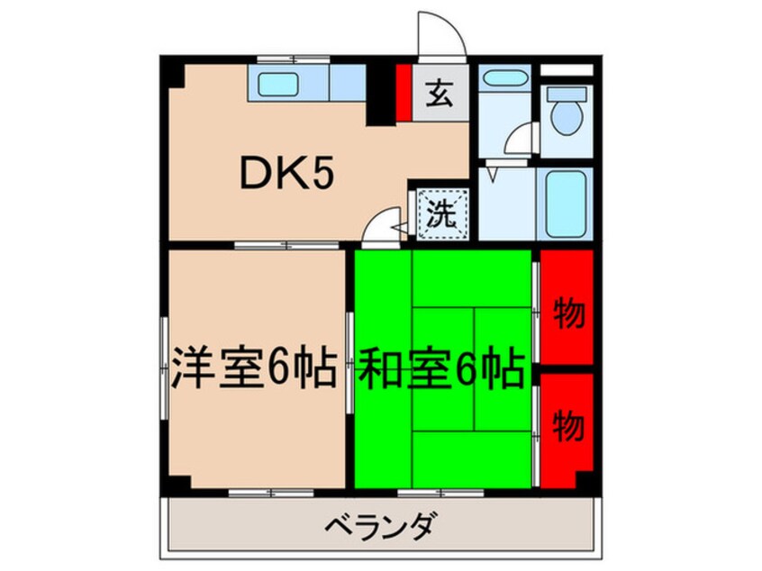 間取図 サニーエステート