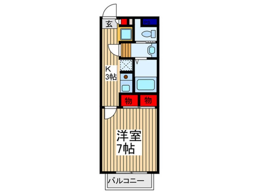 間取図 サンライズハウスＡ棟