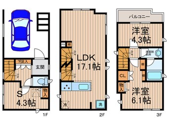 間取図 Ｋｏｌｅｔ新小岩＃０９