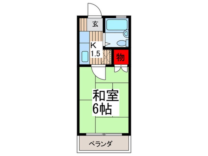 間取図 コーポウエダ