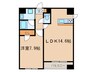 イストアール 1LDKの間取り