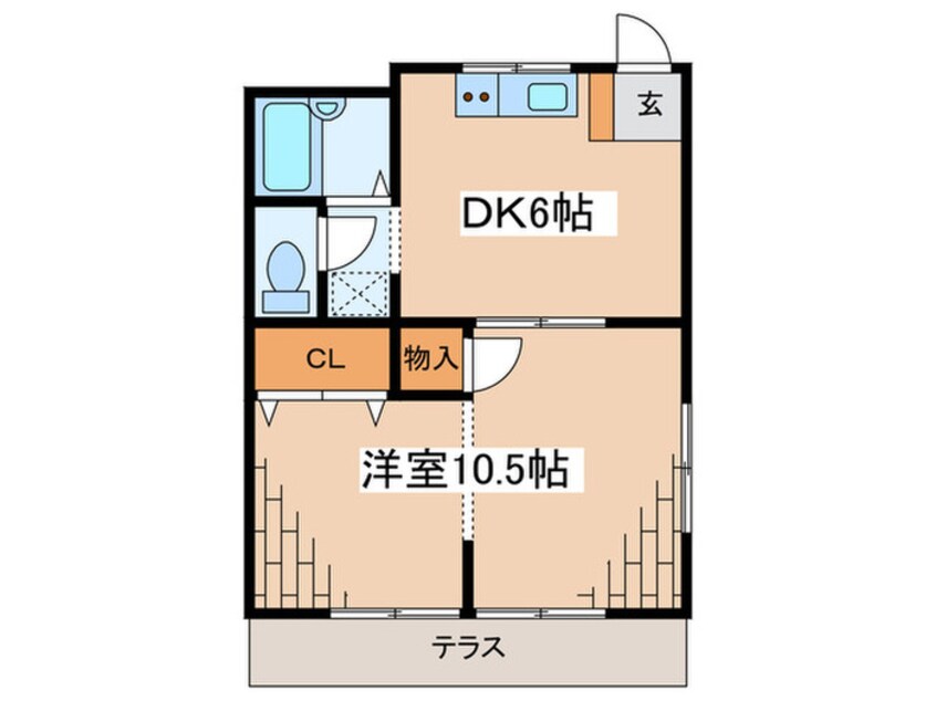 間取図 オリ－ブガ－デン