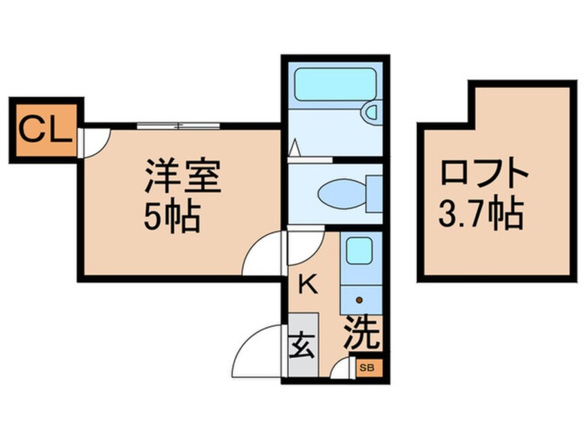 間取図 ノーザンロード高野