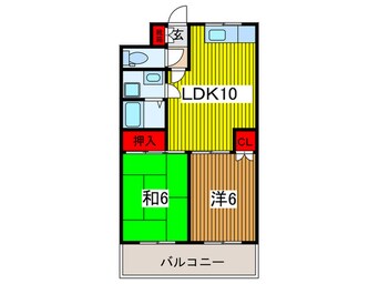 間取図 ロ－ゼブランシェ