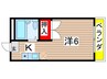 サンブル－池田 1Kの間取り