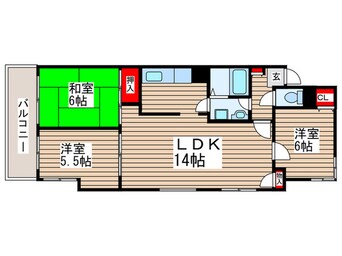 間取図 ピノ・カーポ幕張本郷