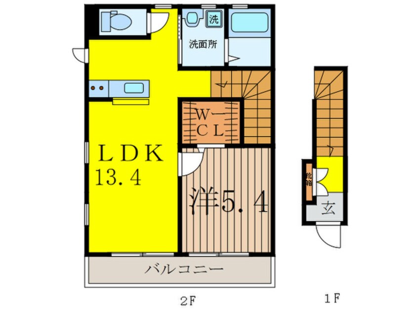 間取図 サウスセンターヴィレッジ