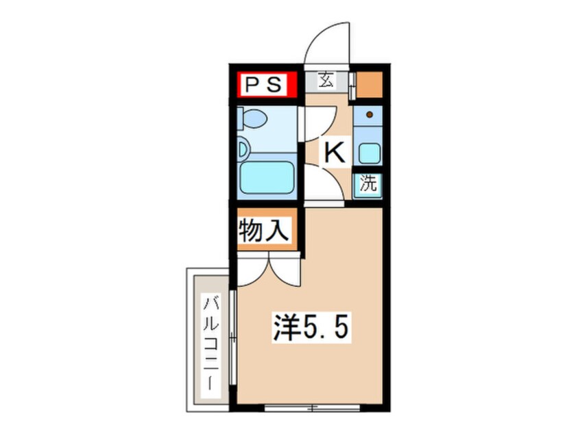 間取図 モンテリサイア淵野辺