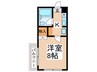 モンテリサイア淵野辺 1Kの間取り