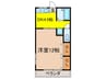 ハイツ中村 1DKの間取り