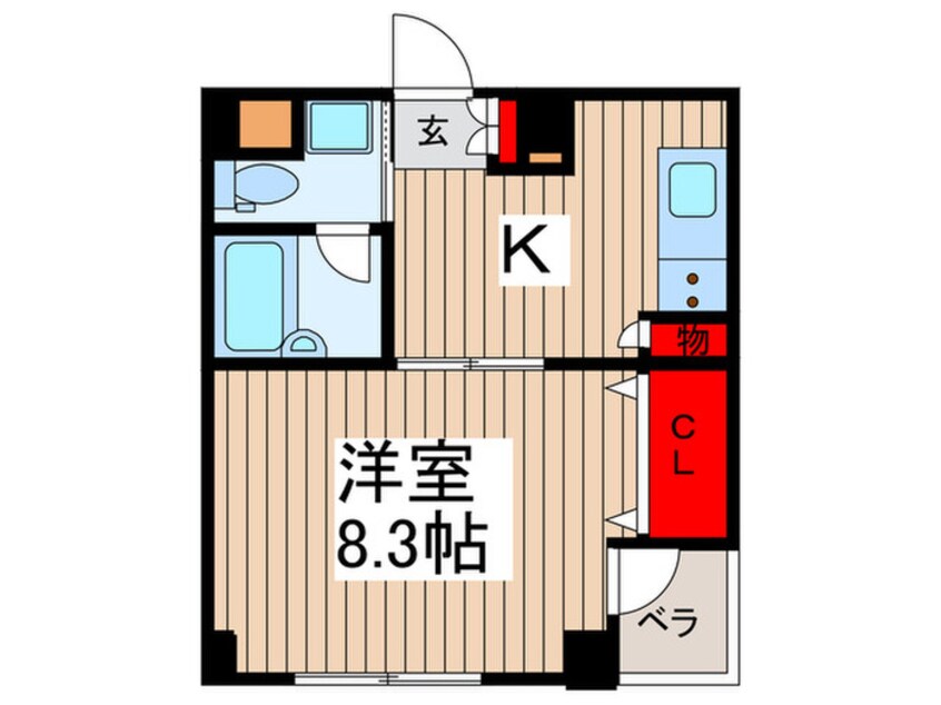 間取図 ベレ－ル・サツキ