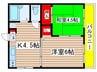 サンル－ム南 2Kの間取り